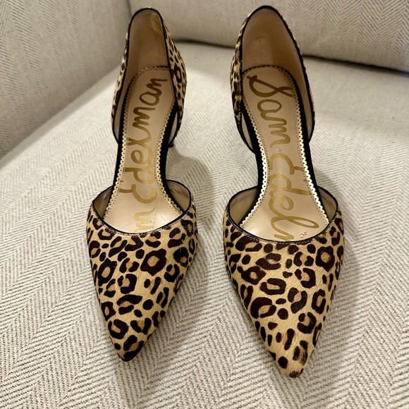 Sam Edelman Shoes - Sam Edelman Leopard Print Pointed Toe Heels